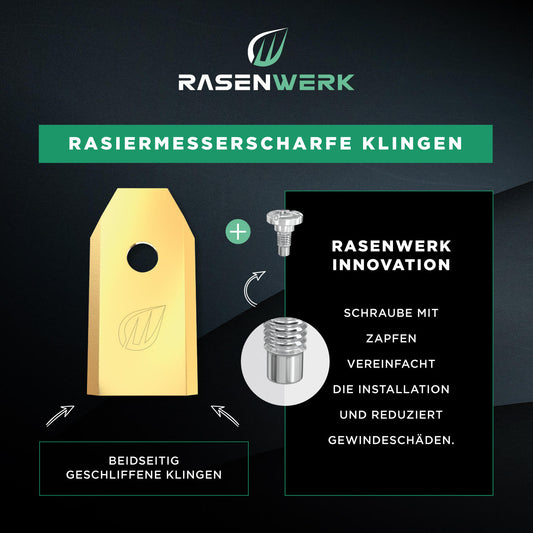 Präzisionsklingen für Gardena - Husqvarna - Yard Force