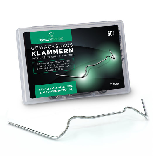 Gewächshausklammern