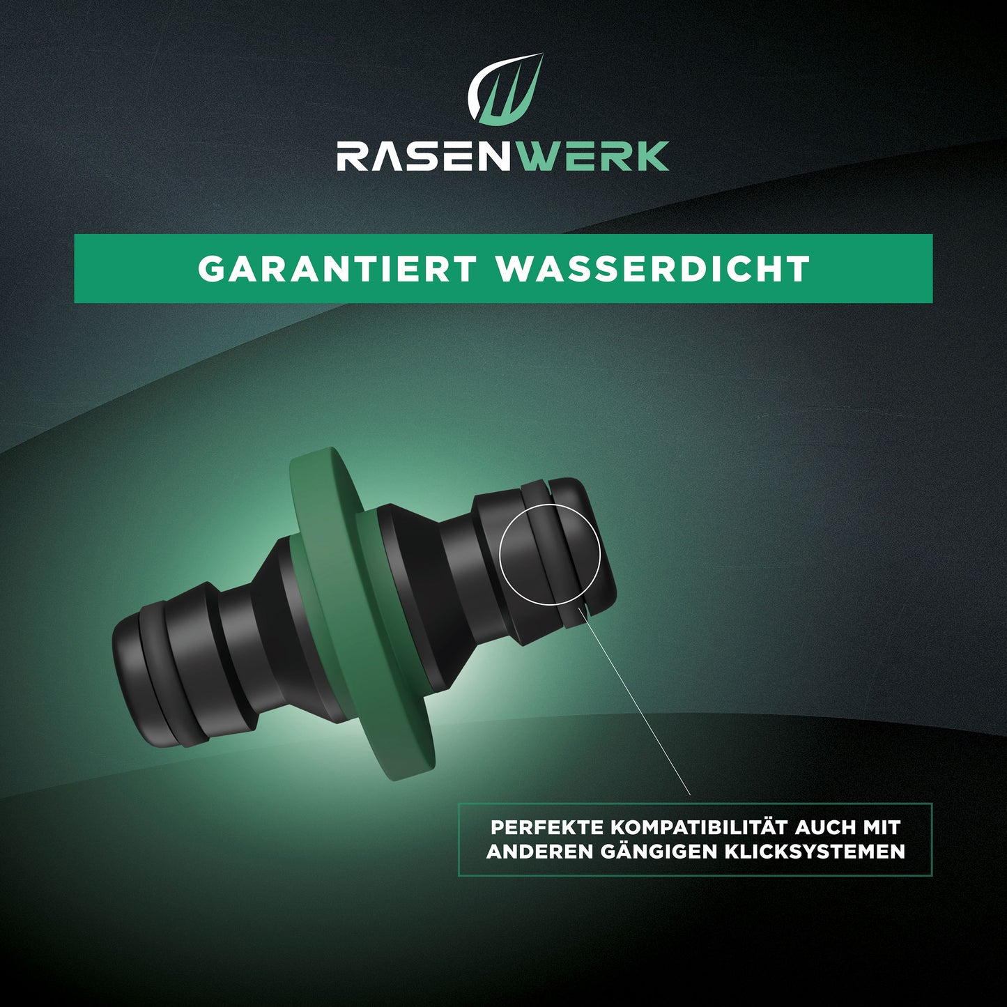 Schlauchkupplung für 1/2 Zoll Steckverbinder