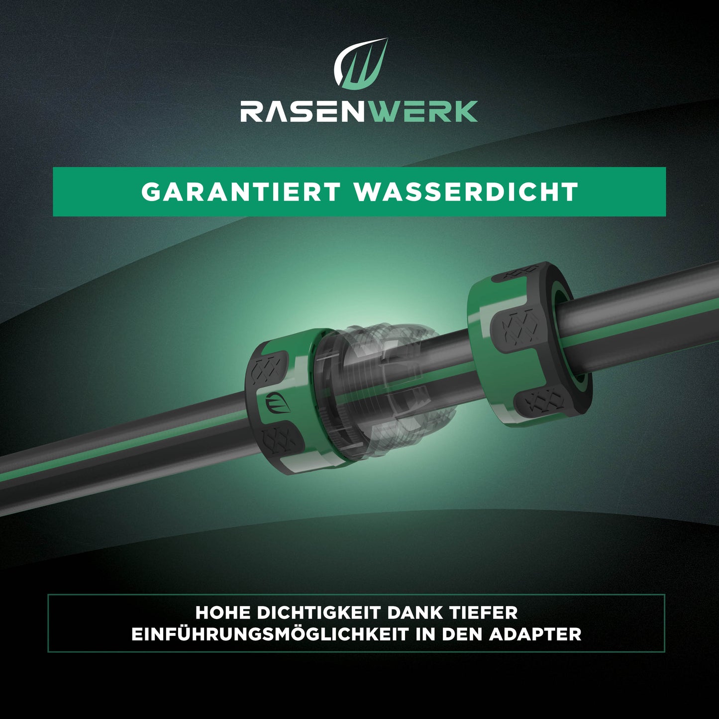 Reparaturverbinder für Gartenschläuche 3/4 Zoll