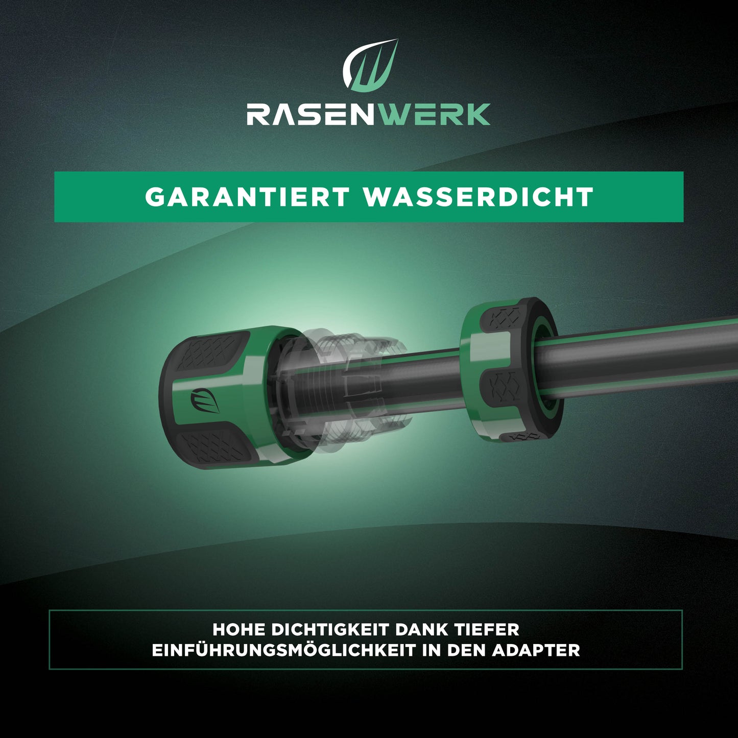 Gartenschlauch Steckverbinder für 1/2 Zoll