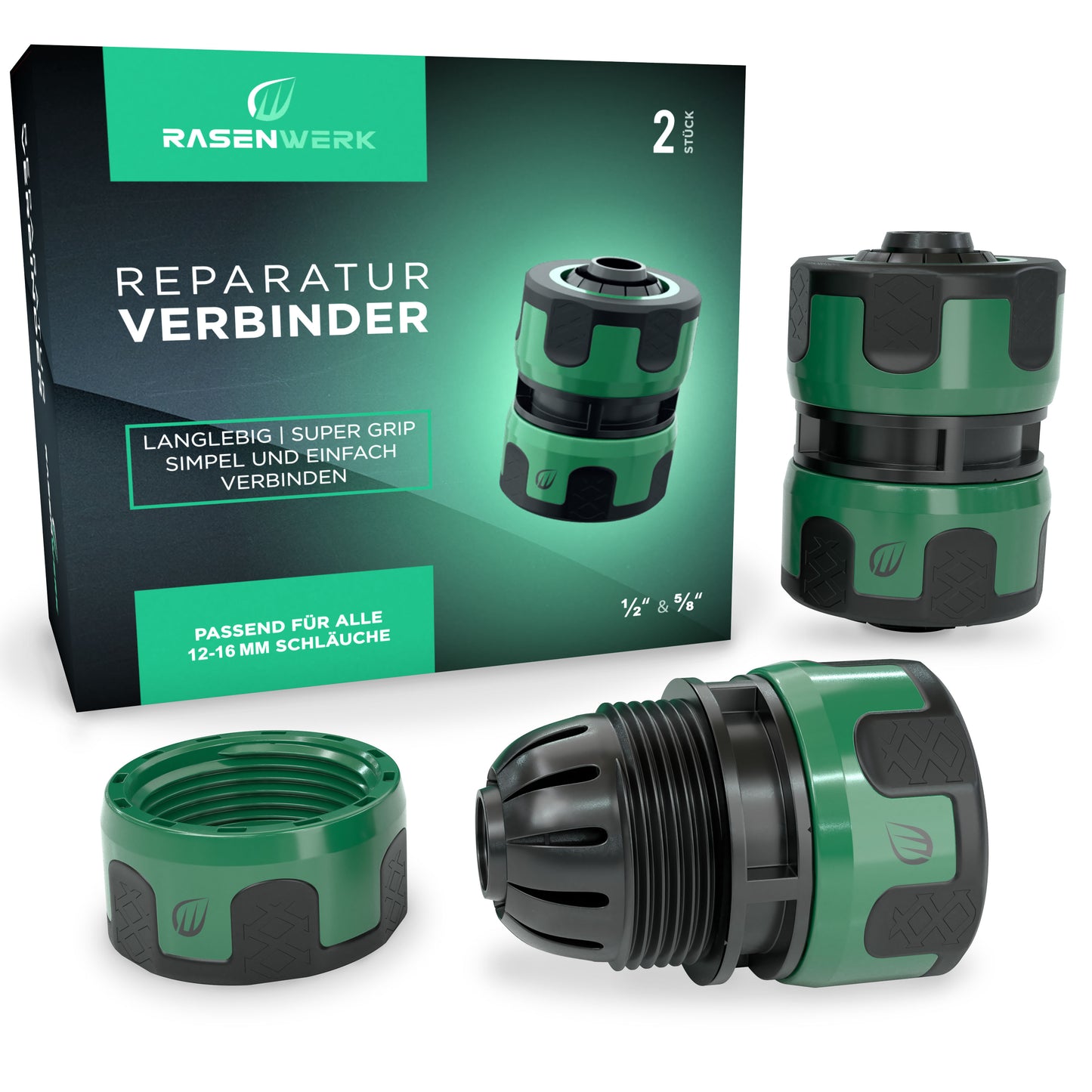 Reparatur Verbinder 1/2 und 5/8 Zoll