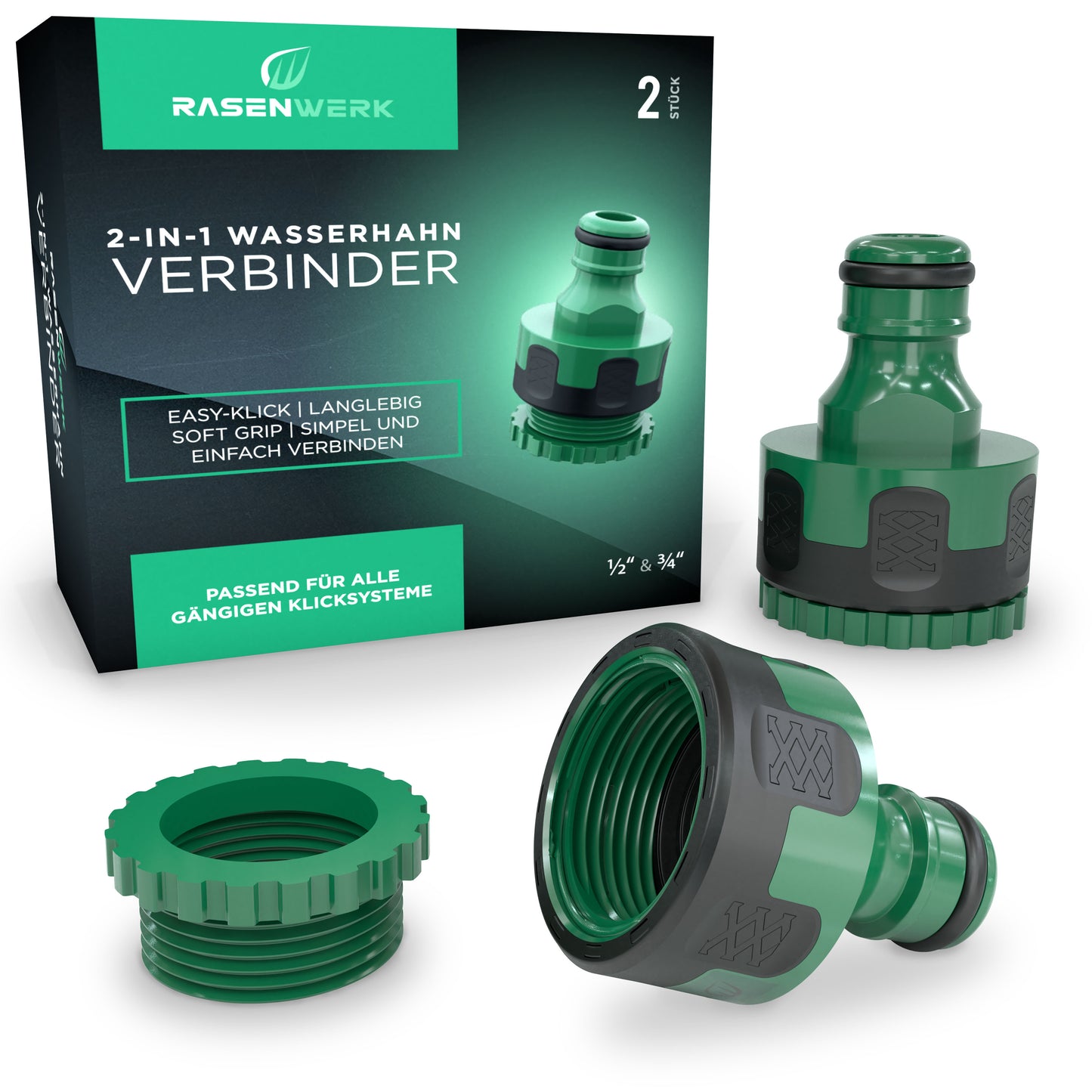 2-in-1 Wasserhahn Verbinder