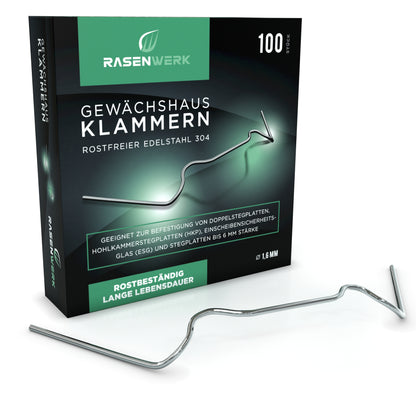 Gewächshausklammern