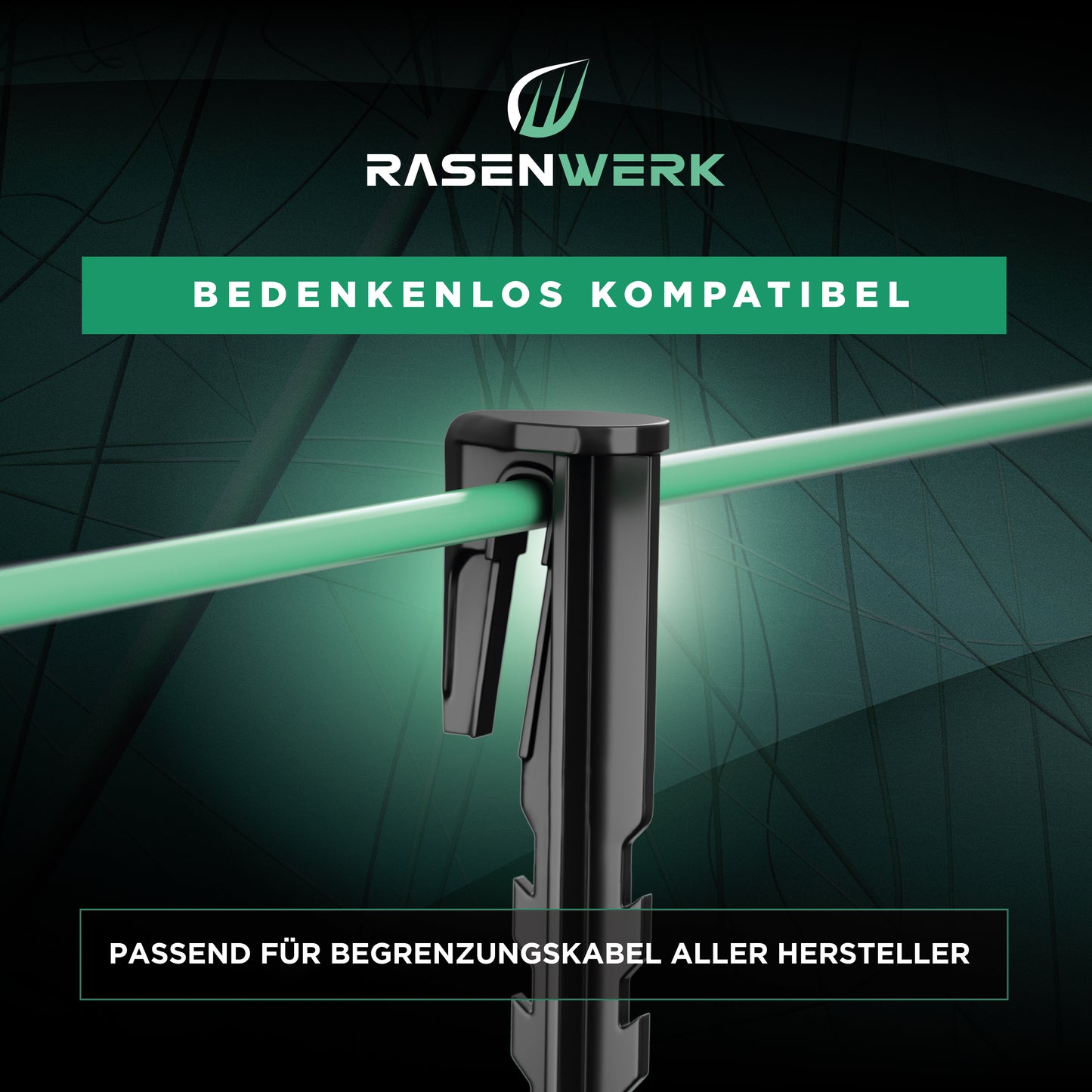 Erdnägel für Begrenzungskabel