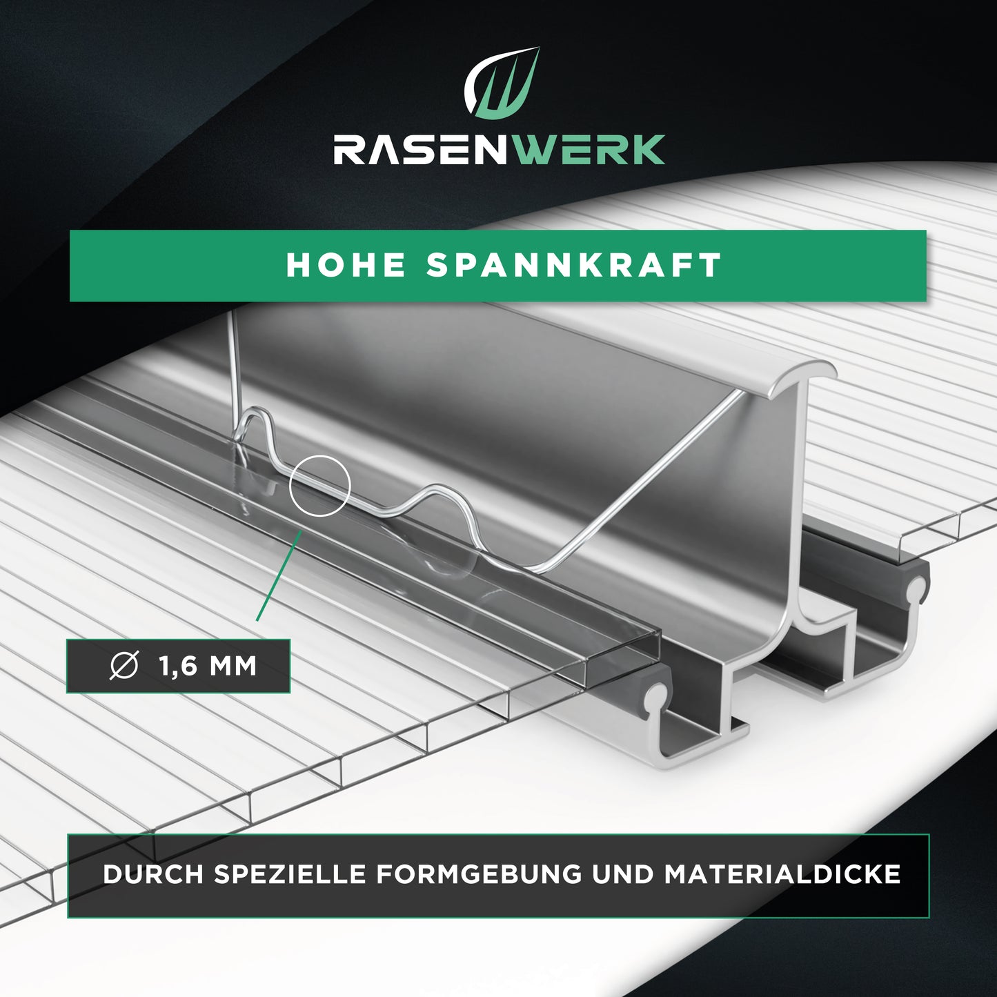 Gewächshausklammern