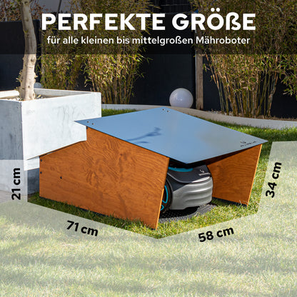 Mähroboter Garage - Edles Design